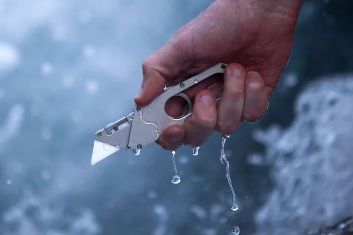 The Maker Knife is an elegant everyday carry solution claimed to simply slide into action