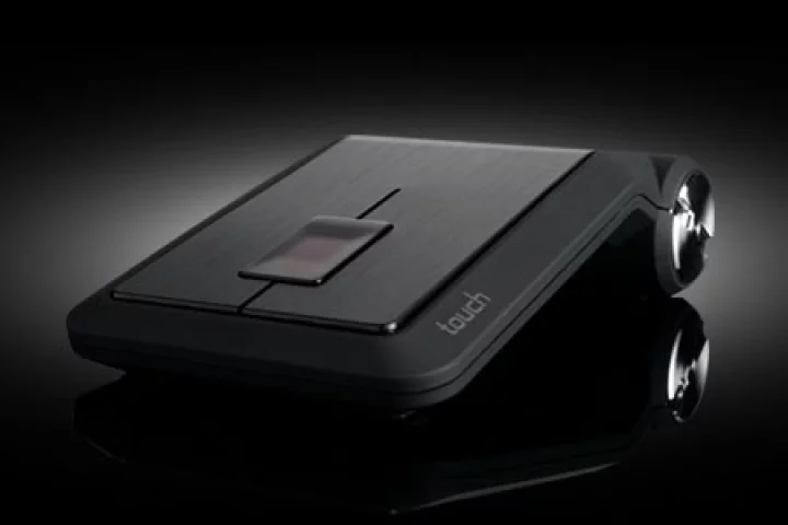 The Eclipse touchmouse features four-way touch scrolling and a sloping ergonomic design