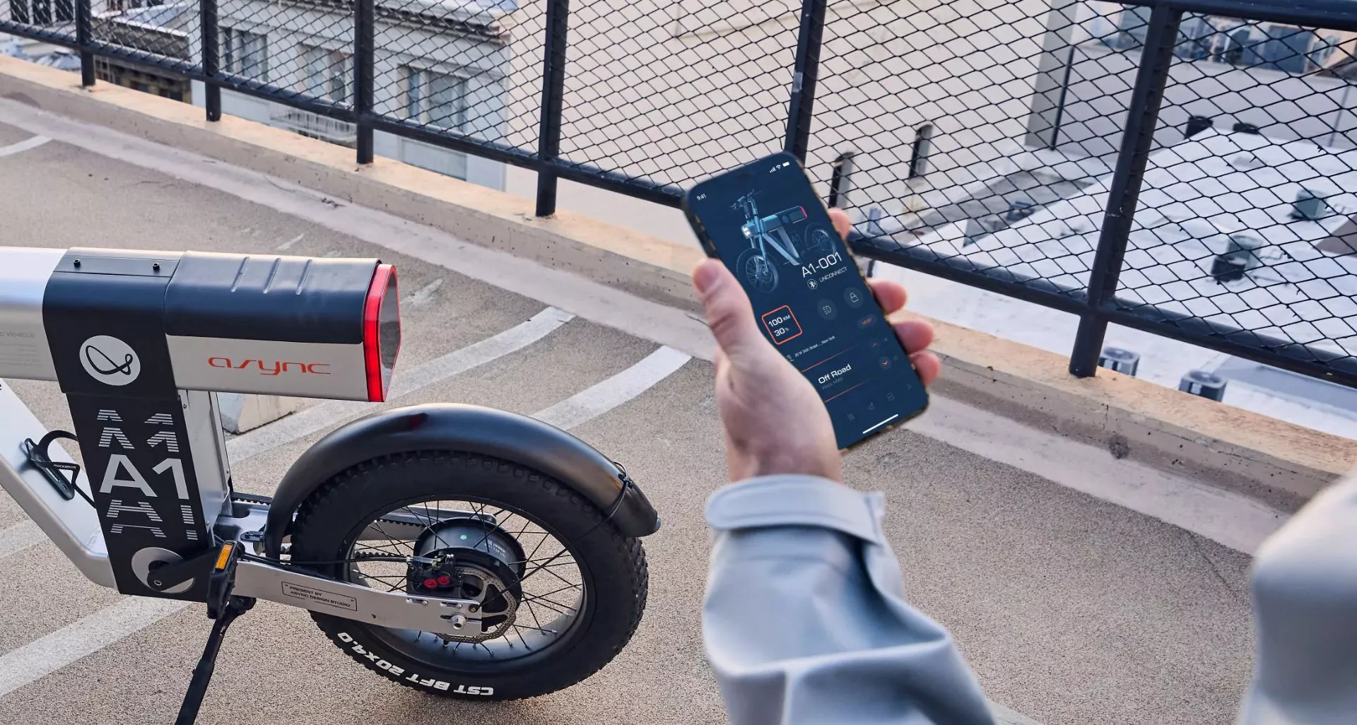 The Async A1 Pro can connect to a companion app running on a smartphone