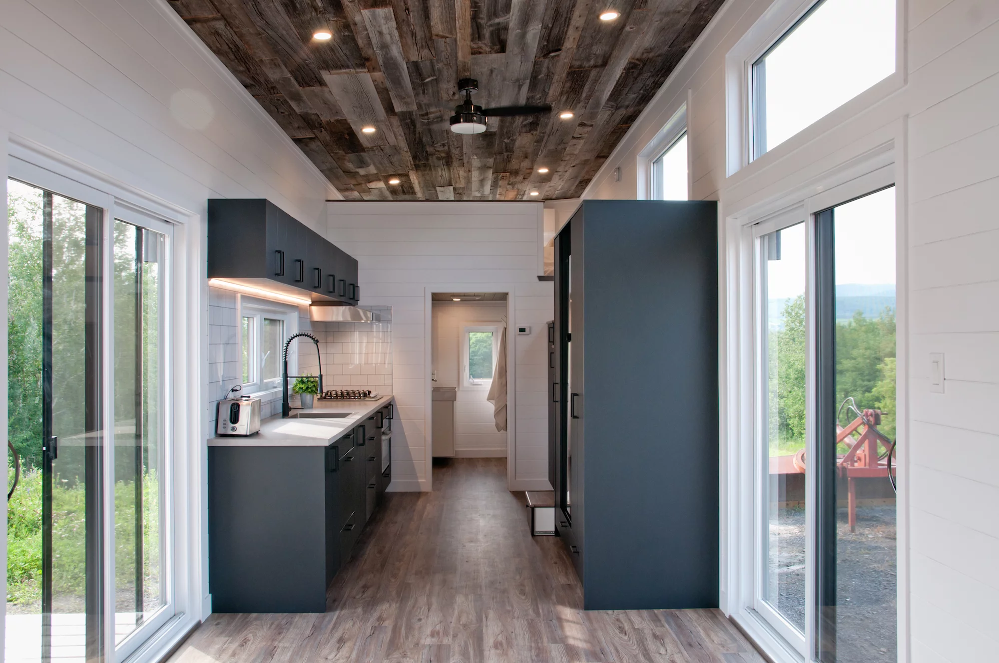 The Baobab's kitchen includes a dishwasher and a full-size fridge/freezer