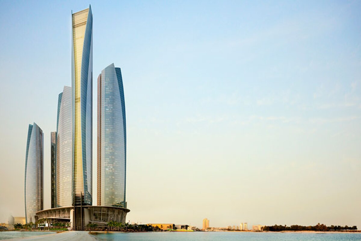 Etihad Towers in Abu Dhabi