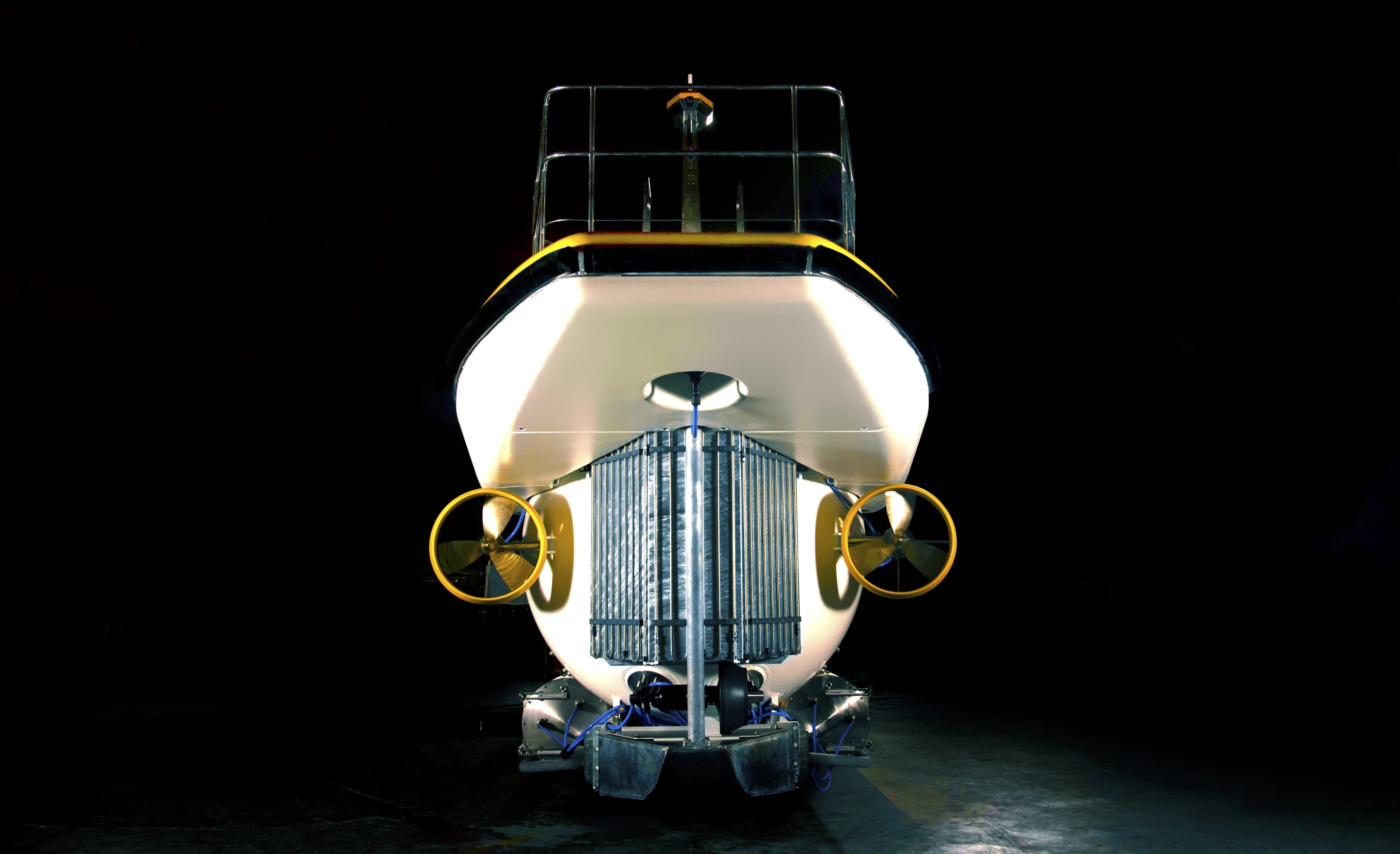 Forward thrust requires a surprisingly small 2 x 20-kW electric motor setup