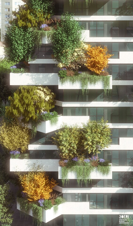 Stefano Boeri Architetti's Vertical Forest of Tirana will be covered in more than 550 sq m (almost 6,000 sq ft) of greenery