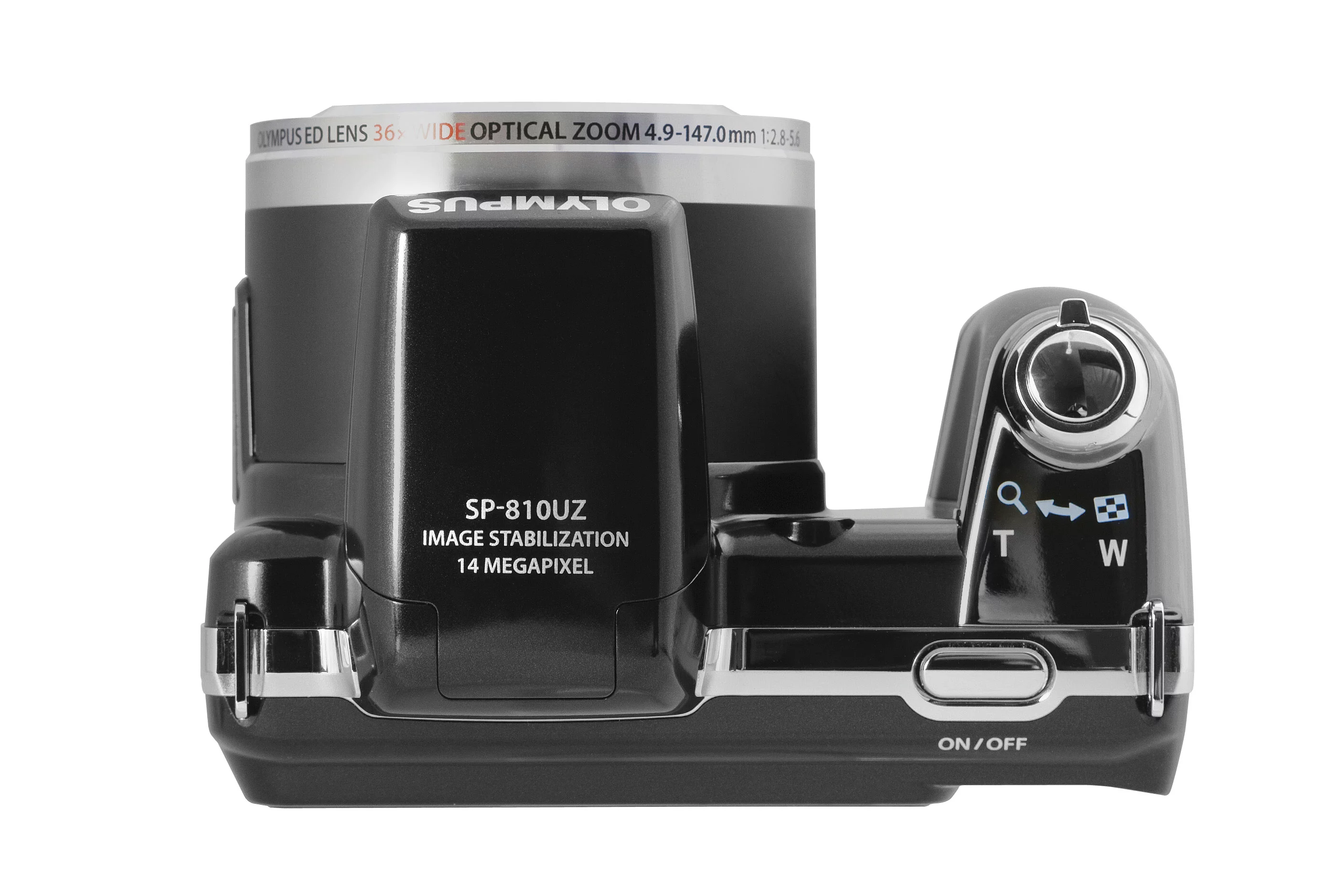 The SP-810UZ is claimed to have the world's longest zoom lens in a compact camera