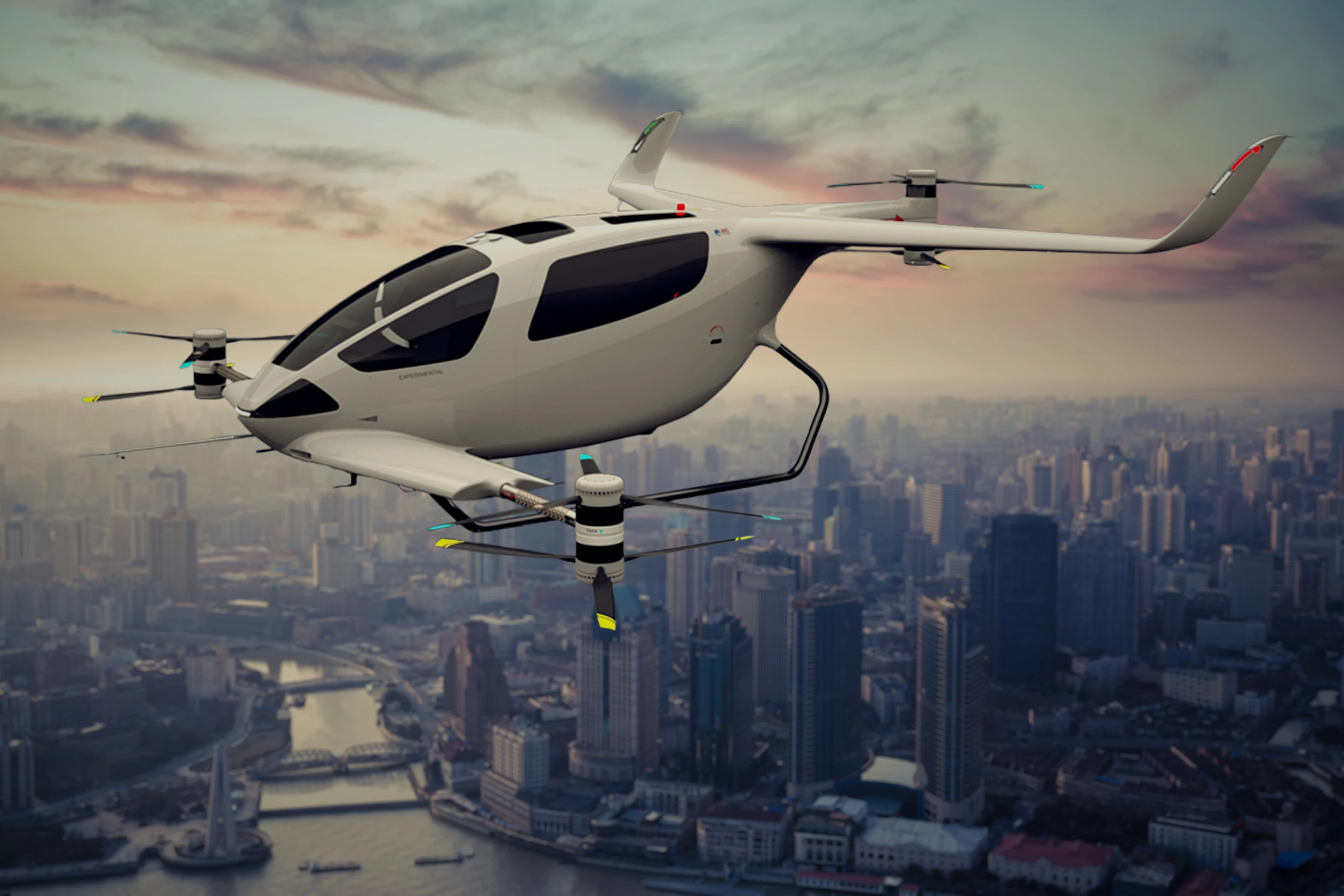 The Y6S Plus, a six-seat eVTOL air taxi concept from the UK's Autonomous Flight