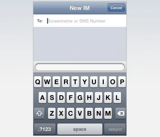 AIM for the iPhone