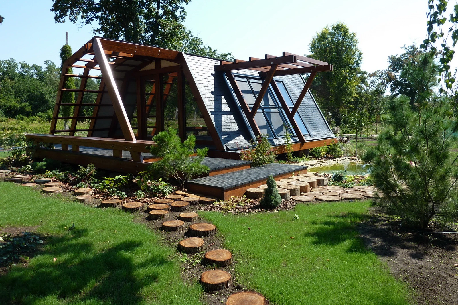 At present, the homes can either use a wooden foundation, or utilize existing concrete foundations (at lower cost)