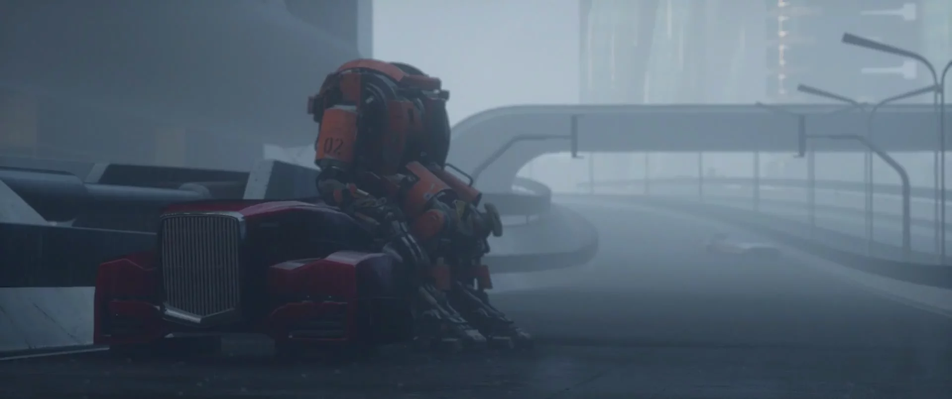More clues can be had from the somber trailer itself which depicts a robot sitting motionless in an apparently abandoned city as time passes around it
