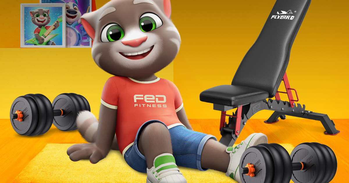 Talking Tom Teams Up with FED Fitness for a Fun Way to Get Families Moving