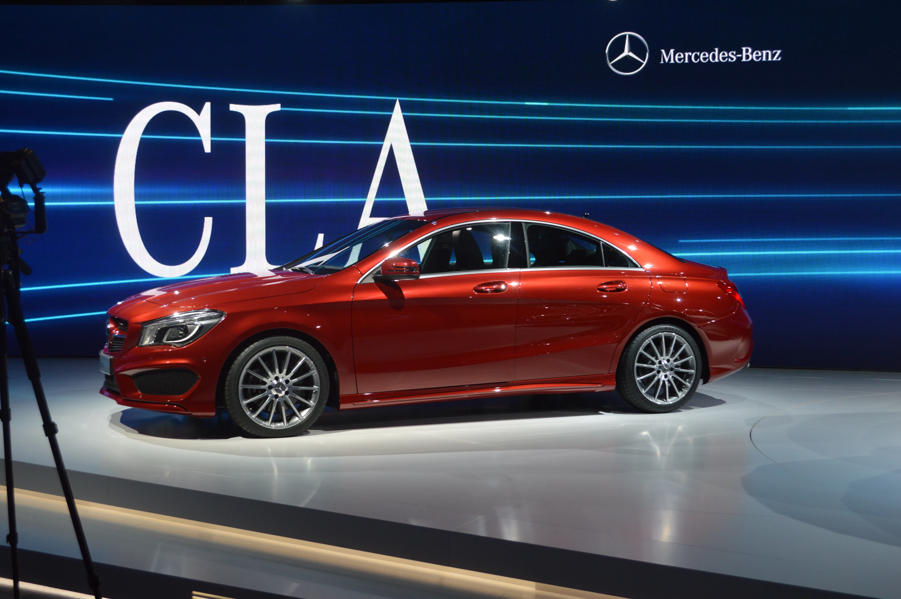 The 2014 CLA-Class debuts at the 2013 North American International Auto Show
