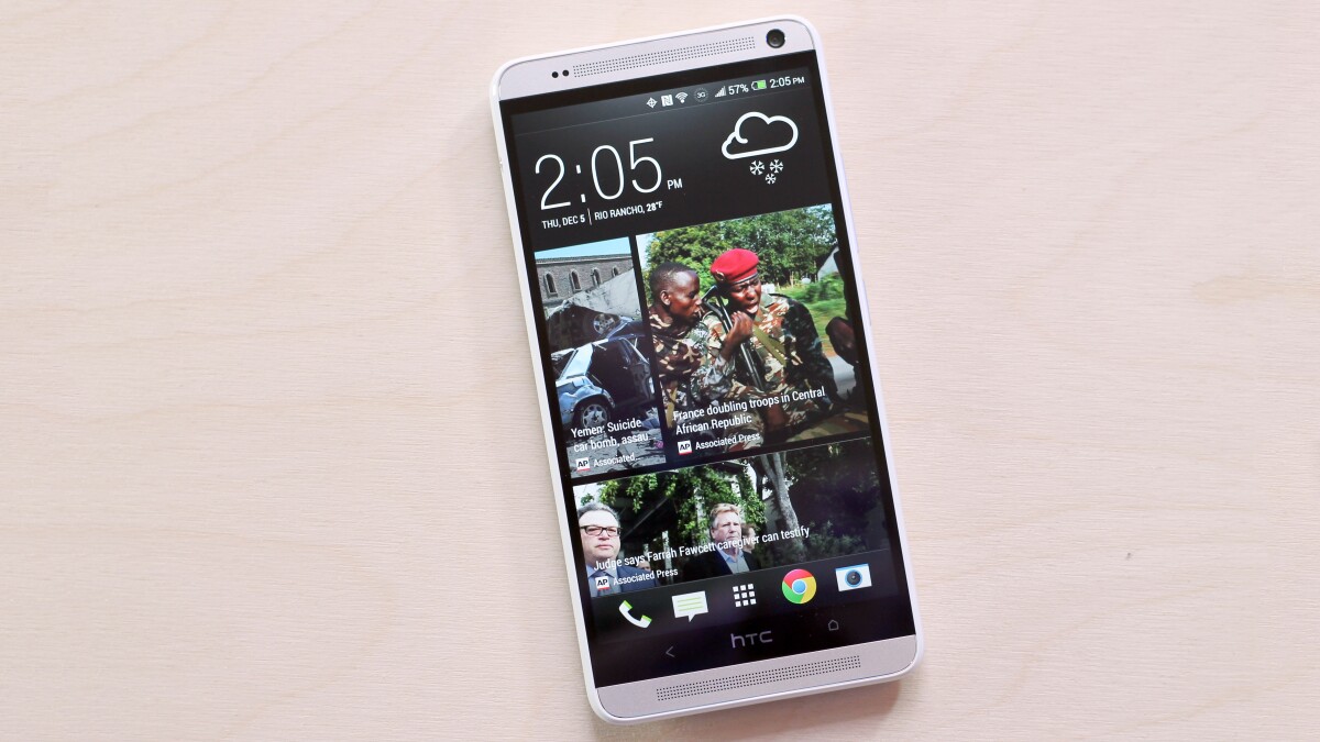 HTC's BlinkFeed saw some improvements in the One max's Sense 5.5, including the ability to remove it from your home screen