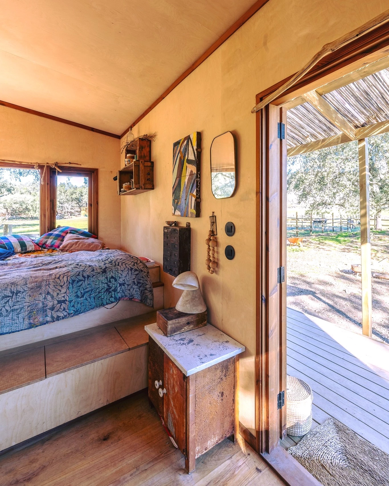 The Brava's decor is rustic, suiting its rural location