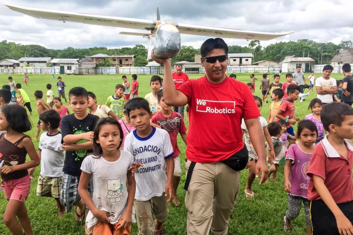 The team will land back in the Amazon this week to carry out further deliveries