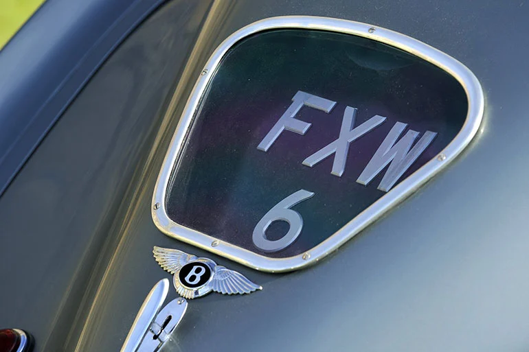 1938 Bentley 4.5 litre Embiricos Coupe detail
