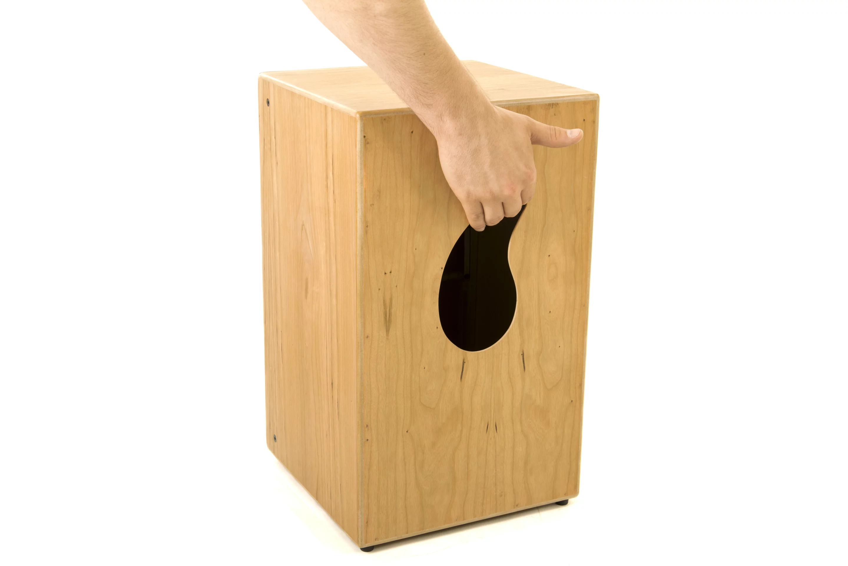 The curve to the top of the sound hole also makes for a comfortable carry handle