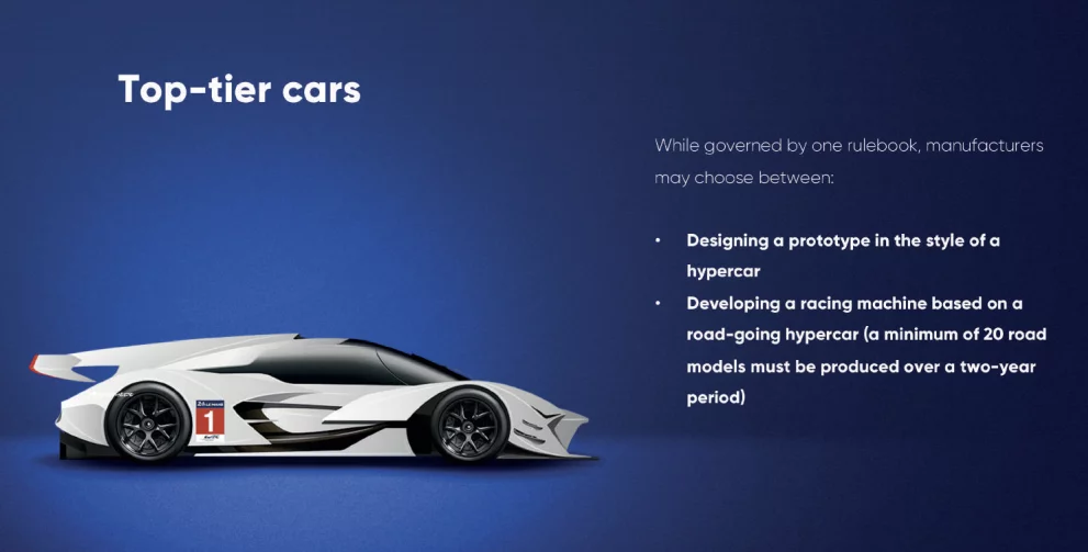 Prototype and production cars will be welcome