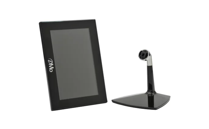The iMo pivot touch can be used in portrait or landscape mode and can be detached from the stand