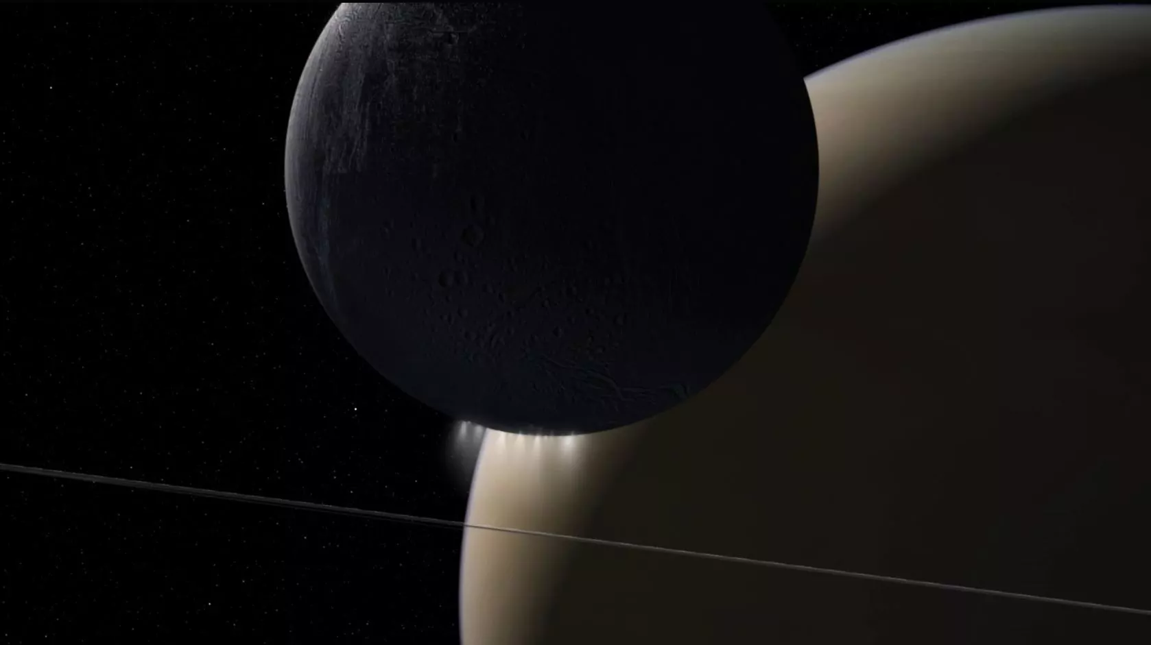 NASA's Cassini spacecraft's Grand Finale orbits found a powerful interaction of plasma waves moving from Saturn to its rings and its moon Enceladus