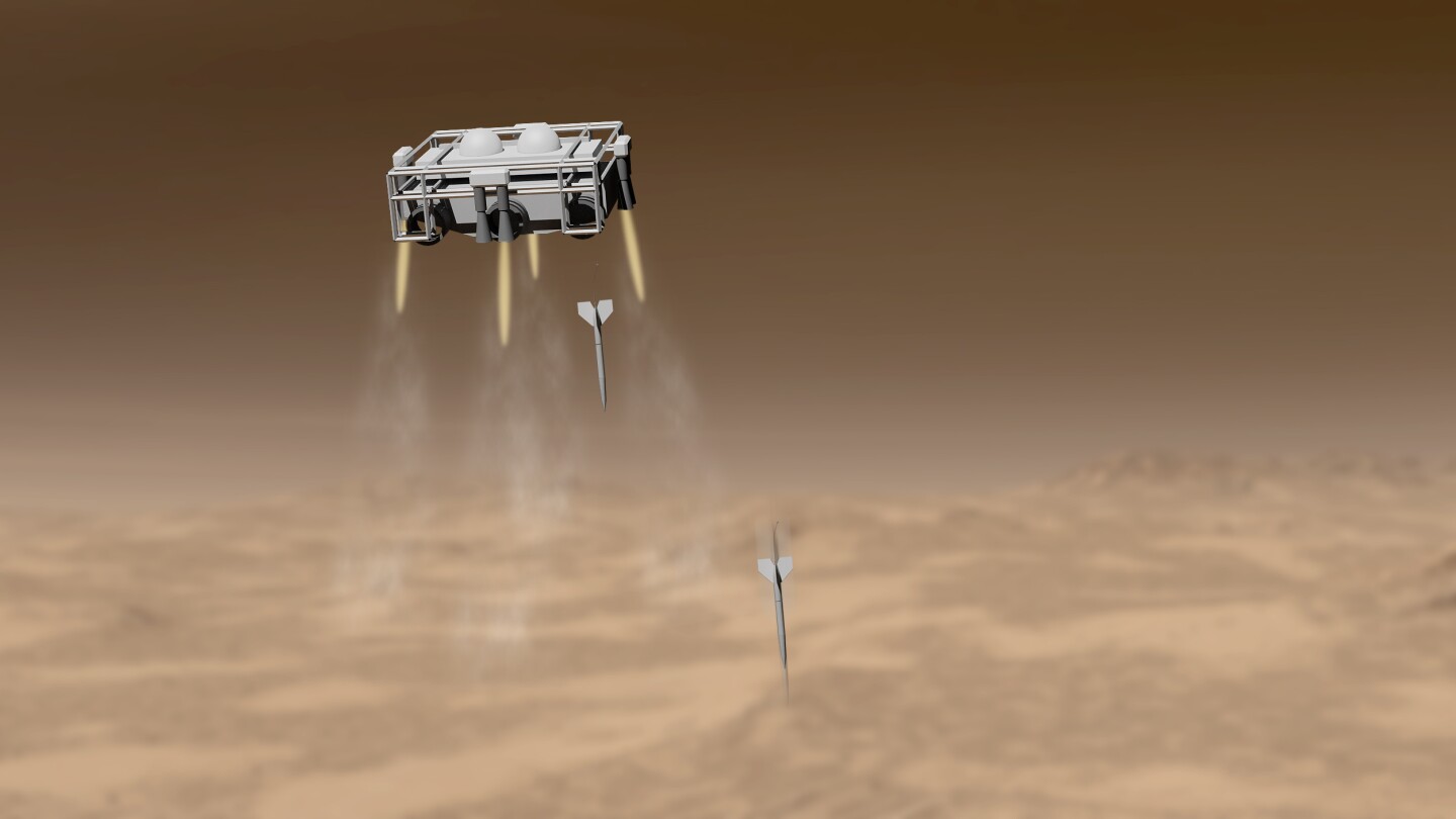 The Quiver delivery vehicle launching Arrows