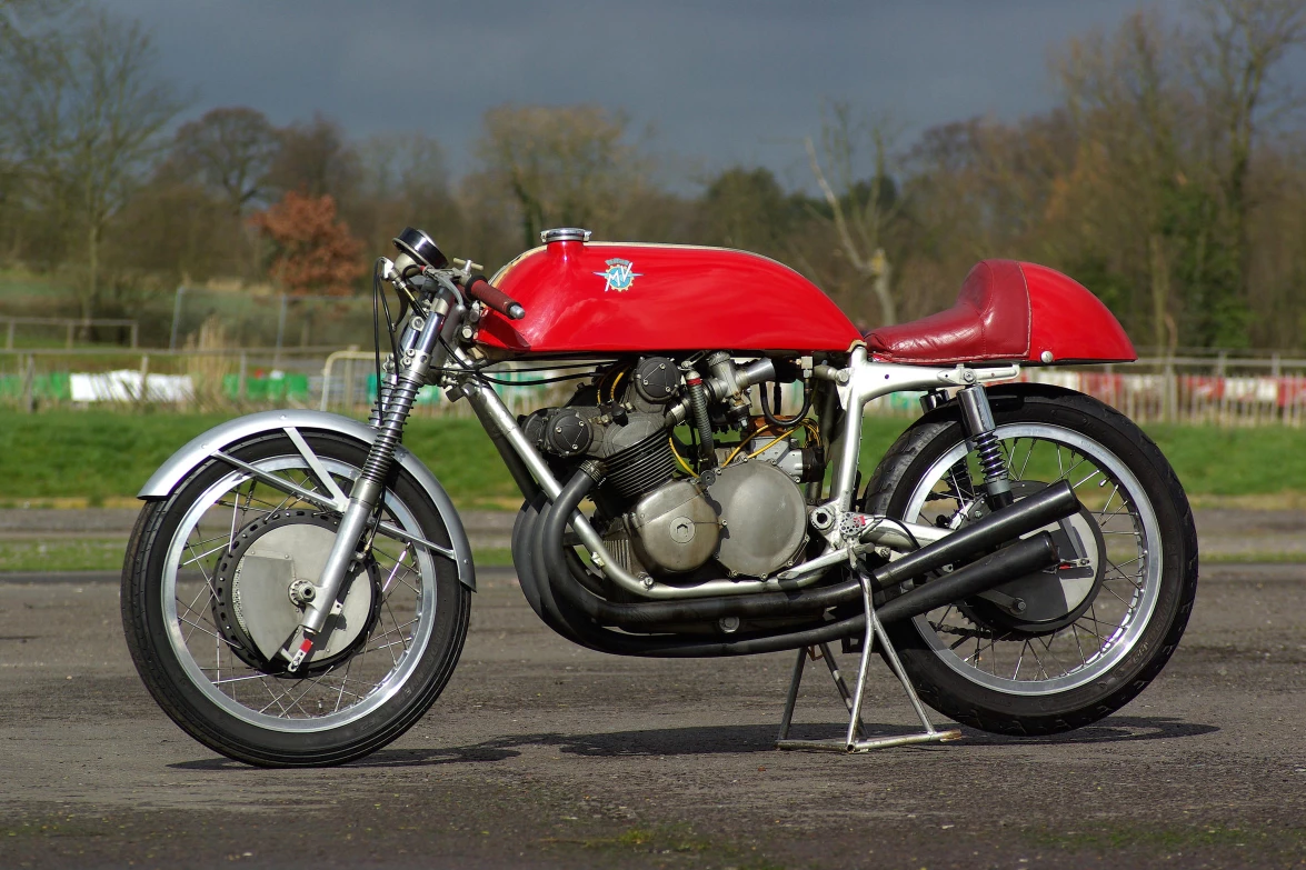 They don't come much better credentialled than this bike, though to be fair. A genuine 1957 MV Agusta factory Grand Prix bike raced (and subsequently owned) by John Surtees, the only man to have ever won both the World 500cc (now MotoGP) Championship and the World Formula One Drivers Championship. The bike failed to meet reserve at a Bonhams auction in 2007.