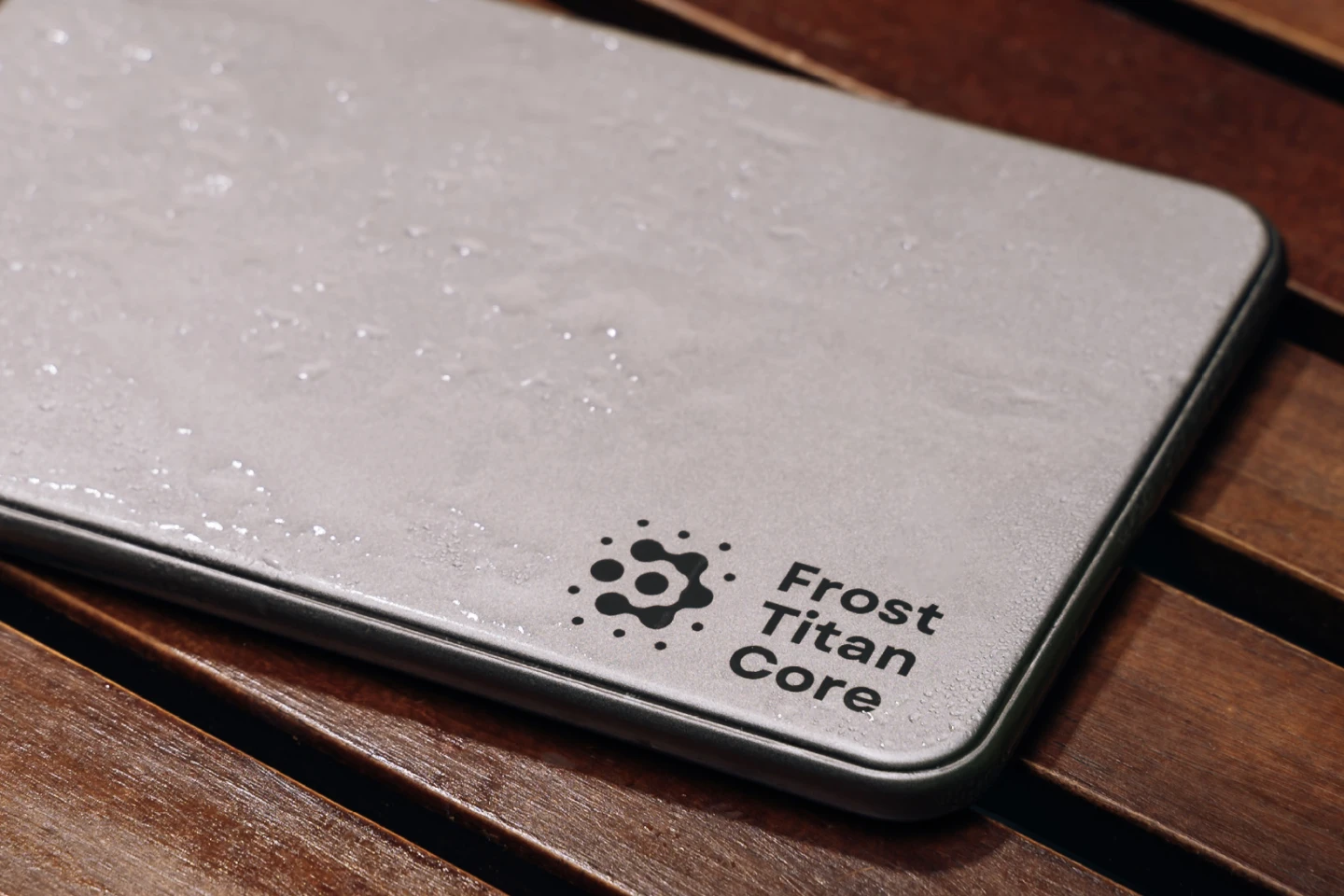 Freezable titanium plate keeps your cooler chilled longer than ice packs