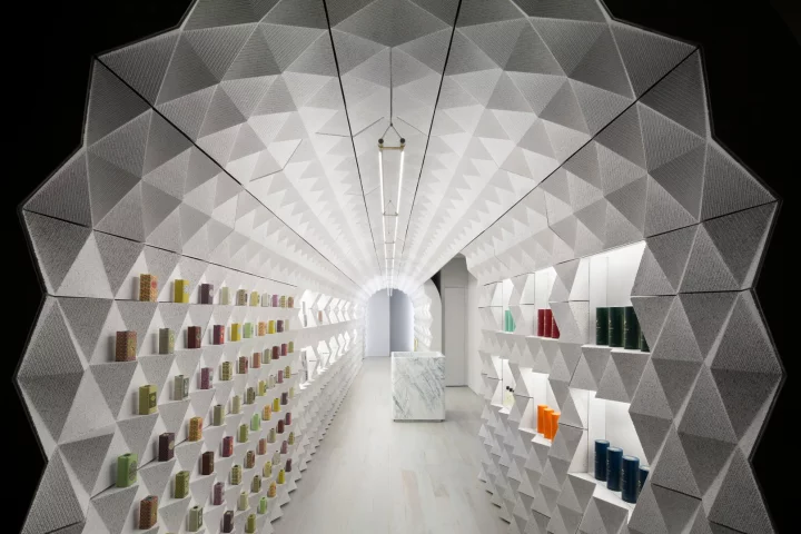 Merit in the Interiors category of the AIANY 2019 Design Awards: Claus Porto in New York, by Tacklebox Architecture