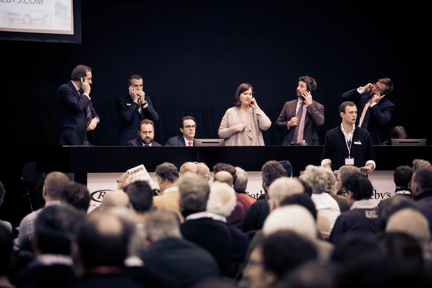 The auction took place on November 25-27. 5,000 people turned up, with more than 3,000 people from 57 countries registering as bidders and five auctioneers rotated on the auction block for a total of 30 hours to sell the 817 lots.