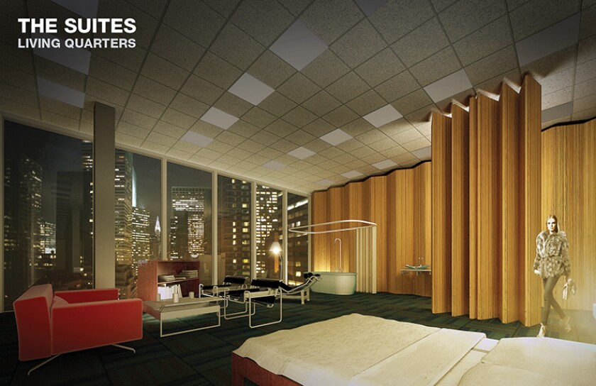 Artist's concept of a suite