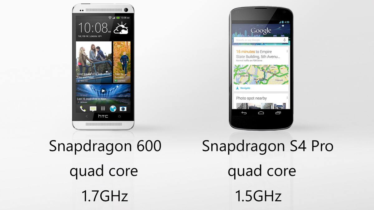 The One has the newer and faster processor – but both are speed demons