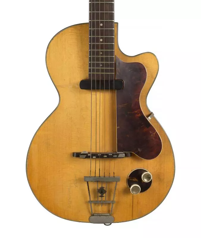 George Harrison's Hofner Club 40 electric guitar: Lot 550, estimate $200,000 - $300,000