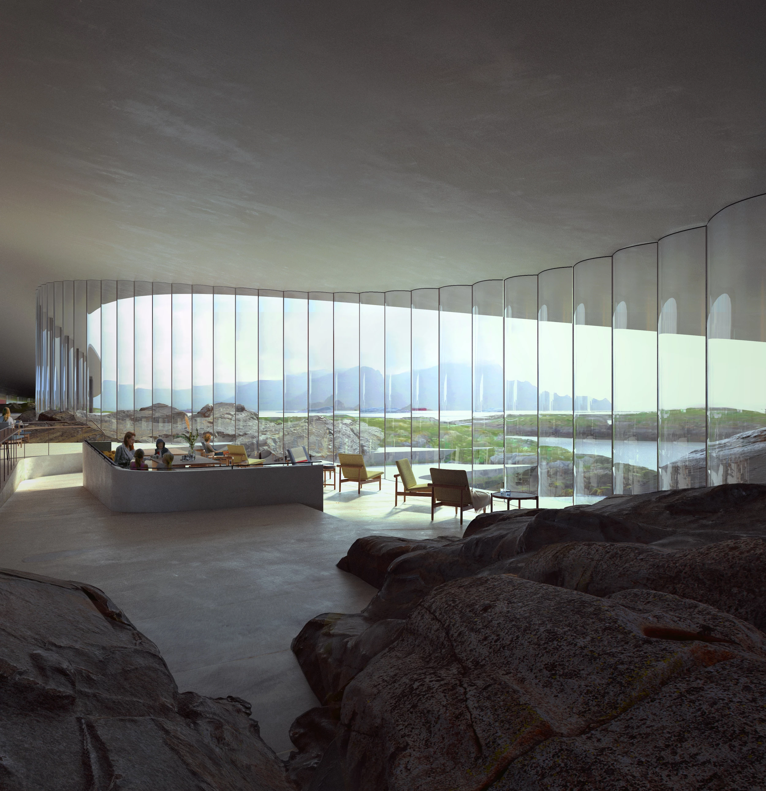 The Whale's interior will measure 4,500 sq m (48,437 sq ft) and include exhibition spaces, offices, a cafe and a store