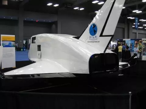 The Hermes spacecraft on display at National Instruments Week 2011 in Austin, TX