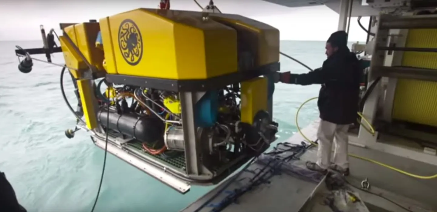 The ROV used to recover the bell of HMS Hood