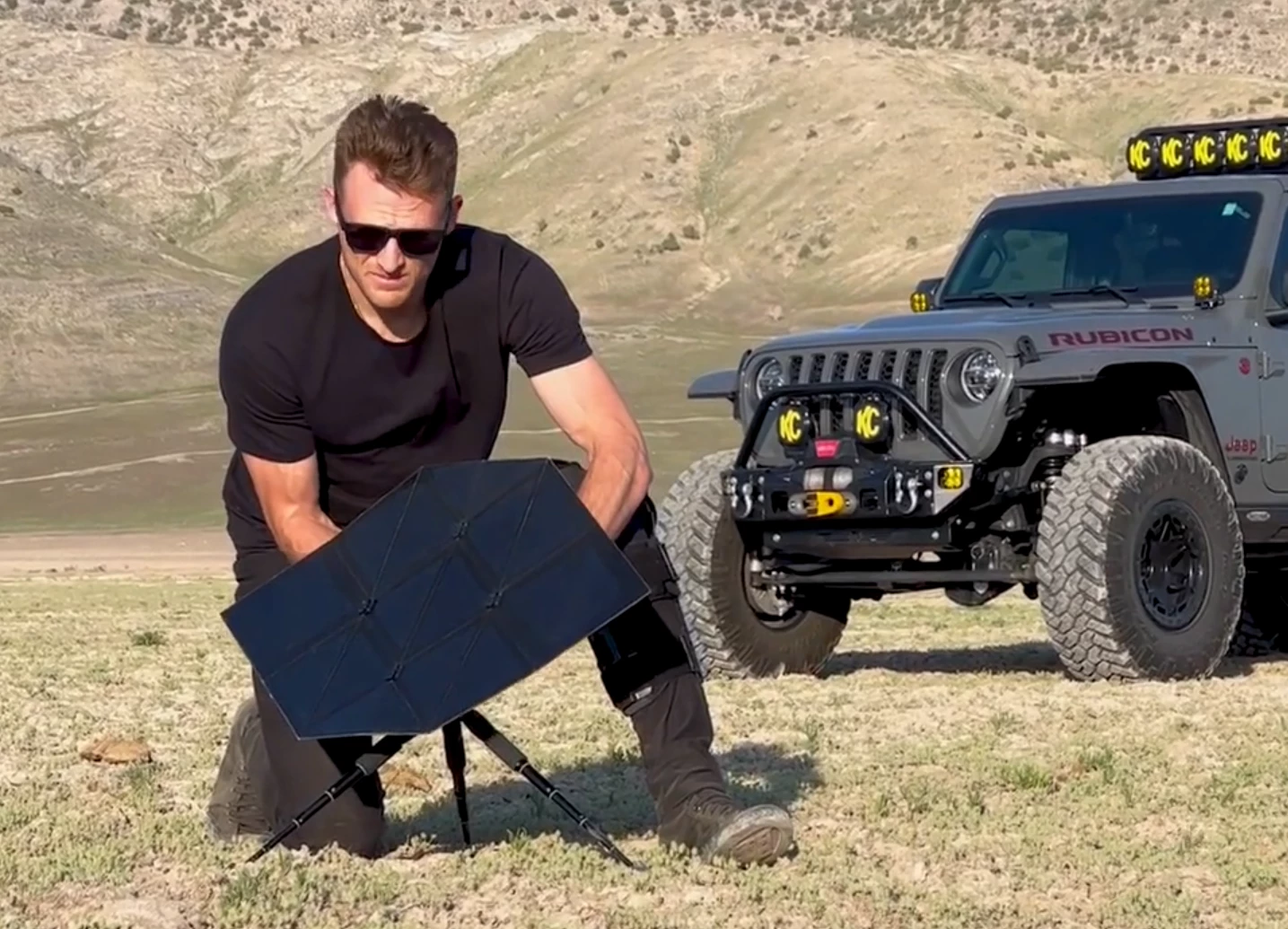 The Sego panel can be easily repositioned to track the sunlight