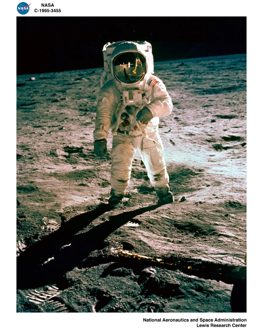 Buzz Aldrin on the Moon