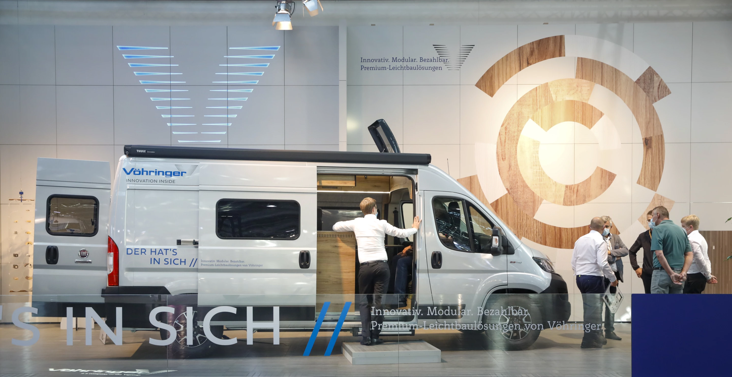 Vöhringer shows a larger, more comfortable path toward camper van modularity