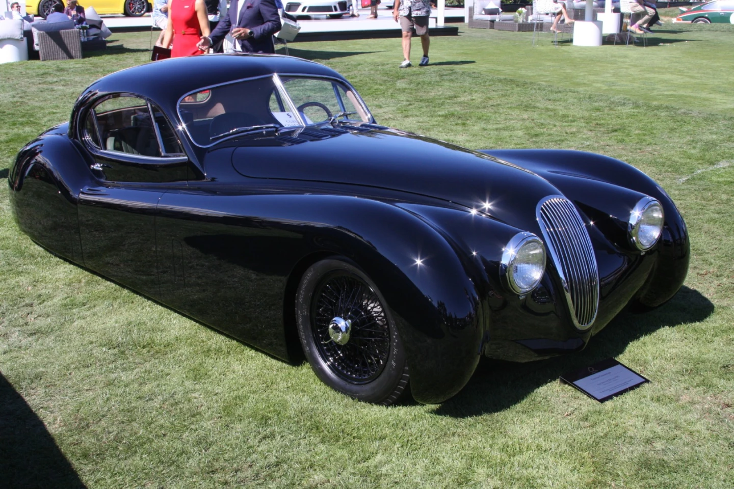 This 1953 Jaguar XK120 FHC is owned by Barry Fitzgerald of Australia. The lines of the Jaguar have been carefully massaged by automotive builder and artist, Justin Hills