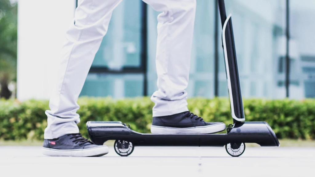 The GoTube has a 150W motor for speeds up to 10 mph