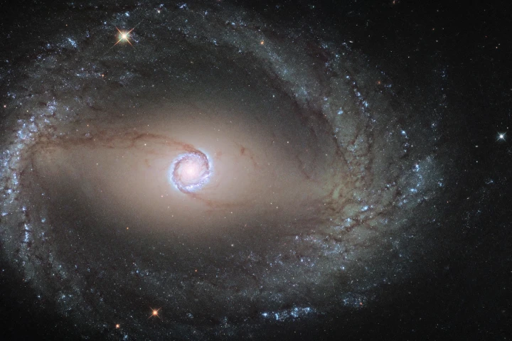 Hubble image of the barred spiral galaxy NGC 1512