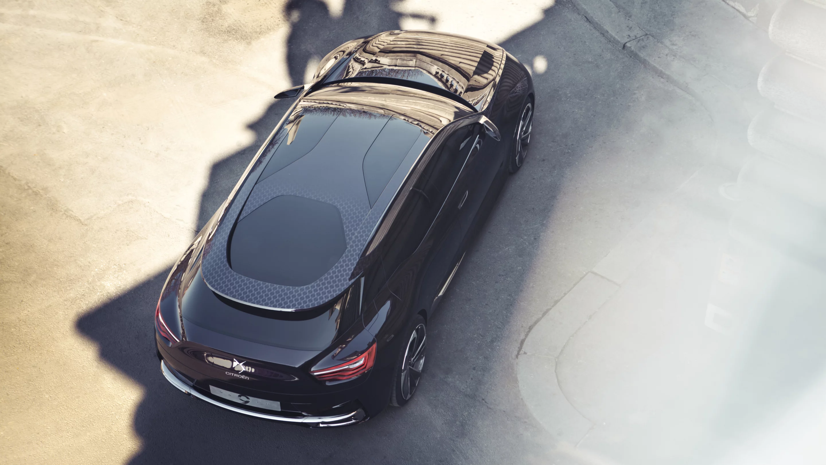 The roof of the new Citroen lets in plenty of light