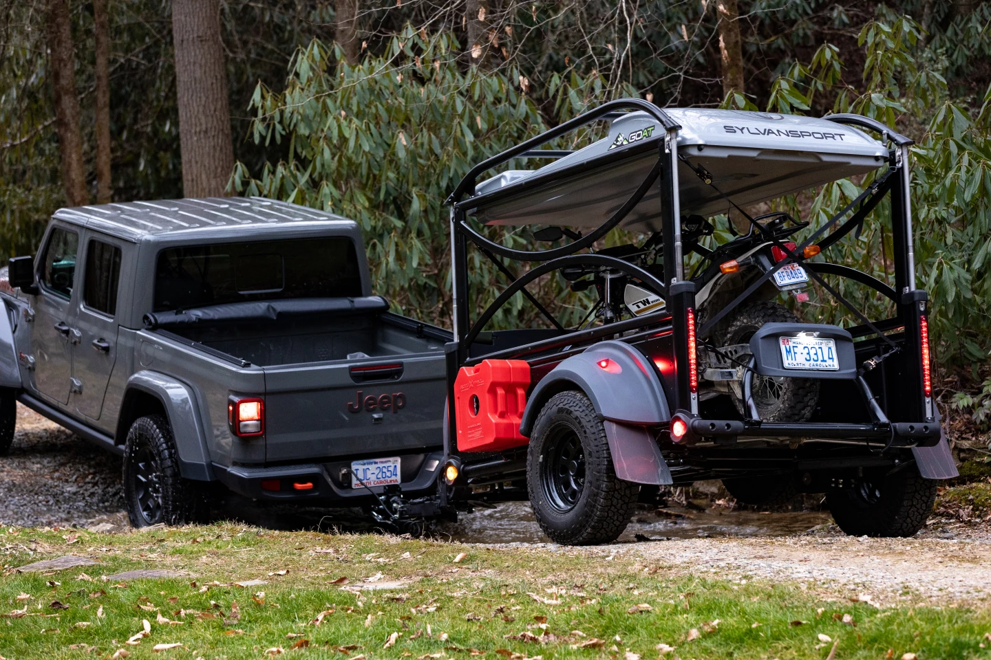 Raise the GOAT roof for larger cargo, like an ATV, dirt bikes, mountain bikes, etc.