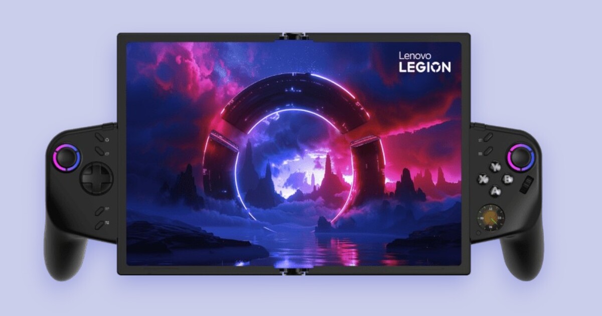Lenovo's wild gaming handheld concept unfolds into a laptop