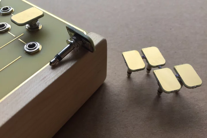 The AllFlesh system is designed to add a human element to modular synth patching