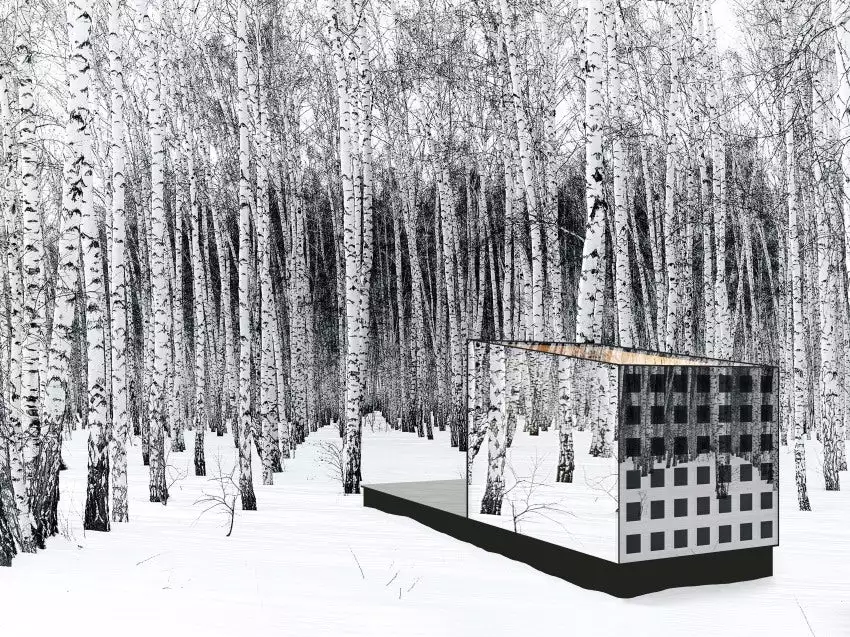 The Disappear Retreat is a prefab, off-grid dwelling with a footprint of just 83 sq ft (7.7 sq m)