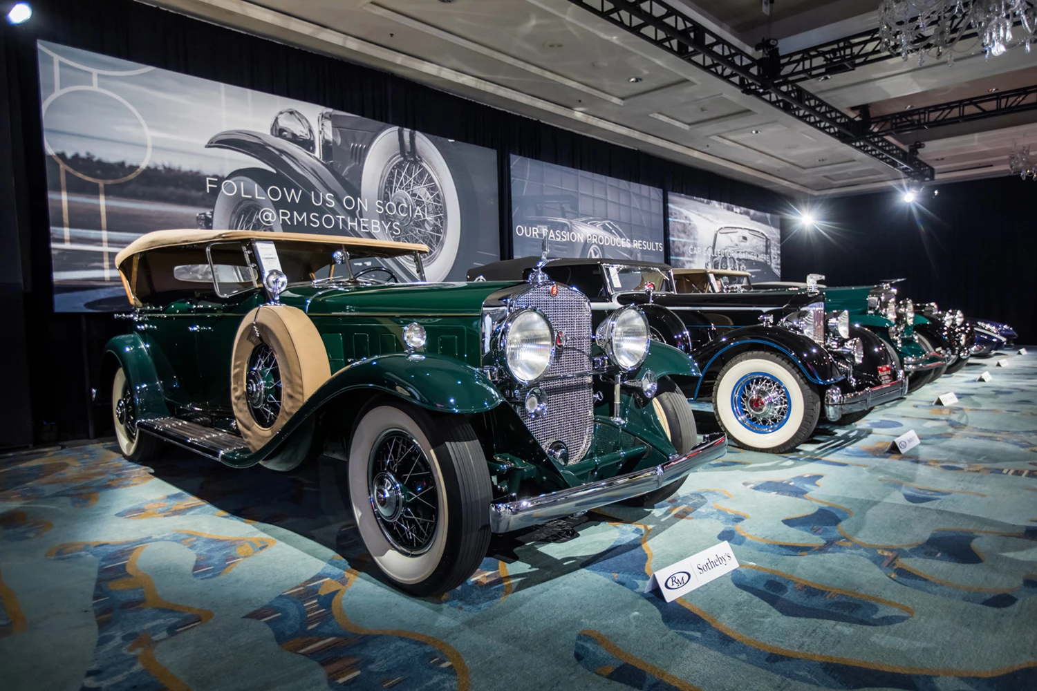 Ambience in the Ritz-Carlton where RM-Sotheby's 22nd annual sale as the official auction house of the Amelia Island Concours d’Elegance was held.