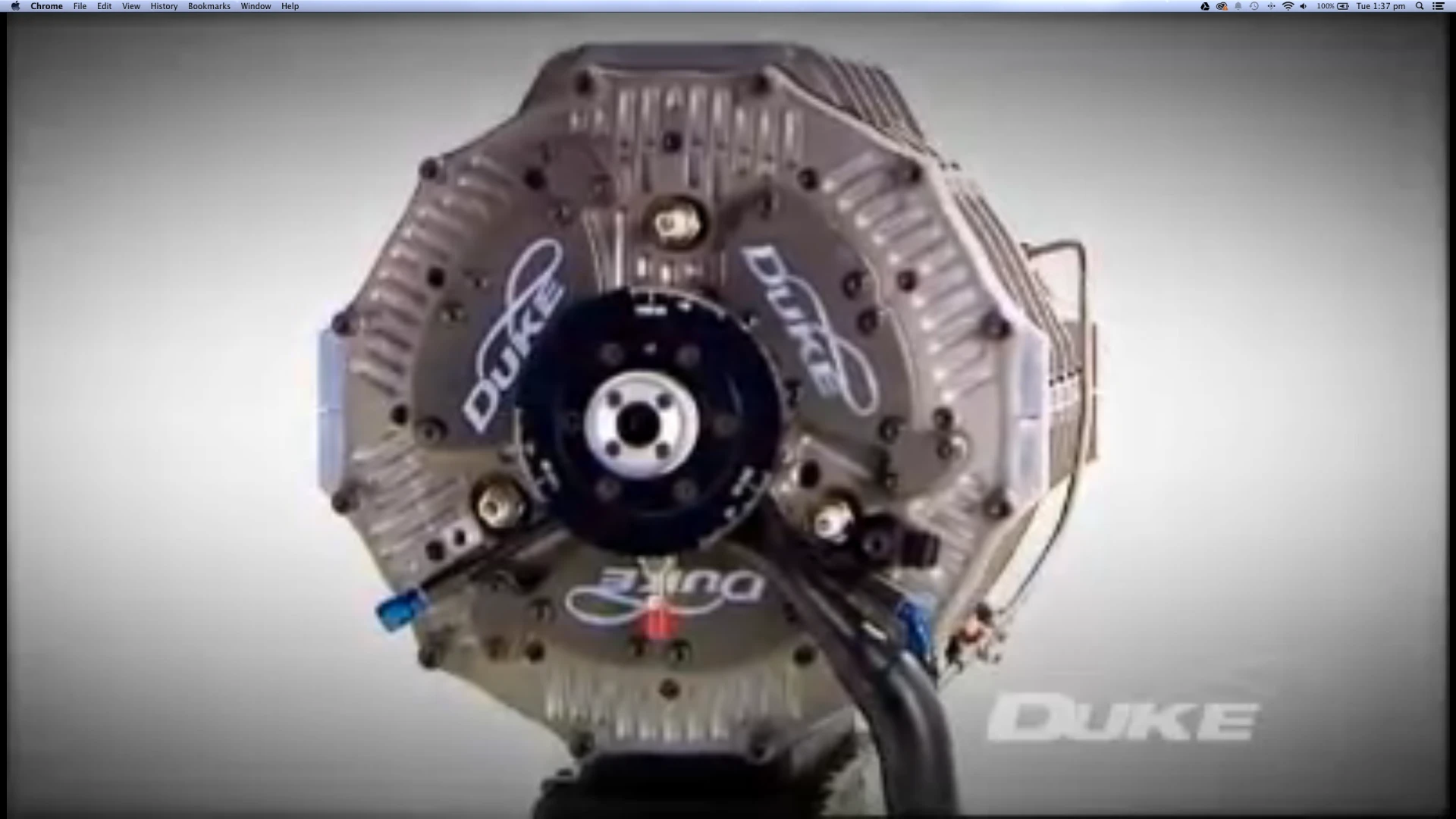 Duke Engines' incredibly compact, lightweight valveless axial engine