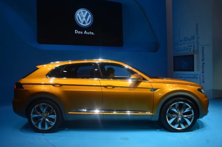The Volkswagen CrossBlue Coupe at the 2013 LA Auto Show