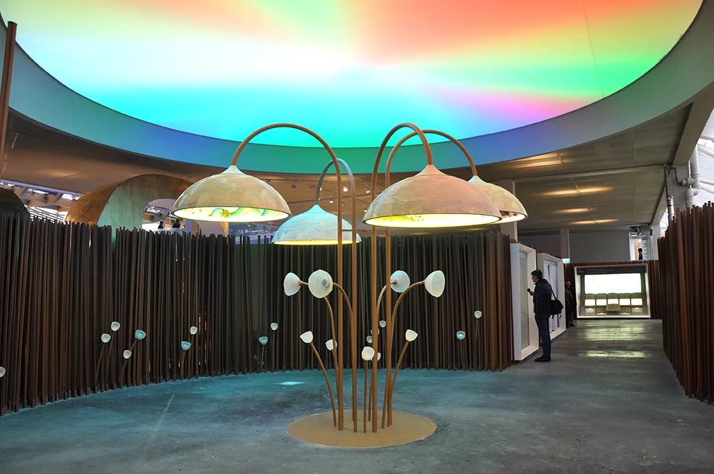 Inside the Chines Pavilion