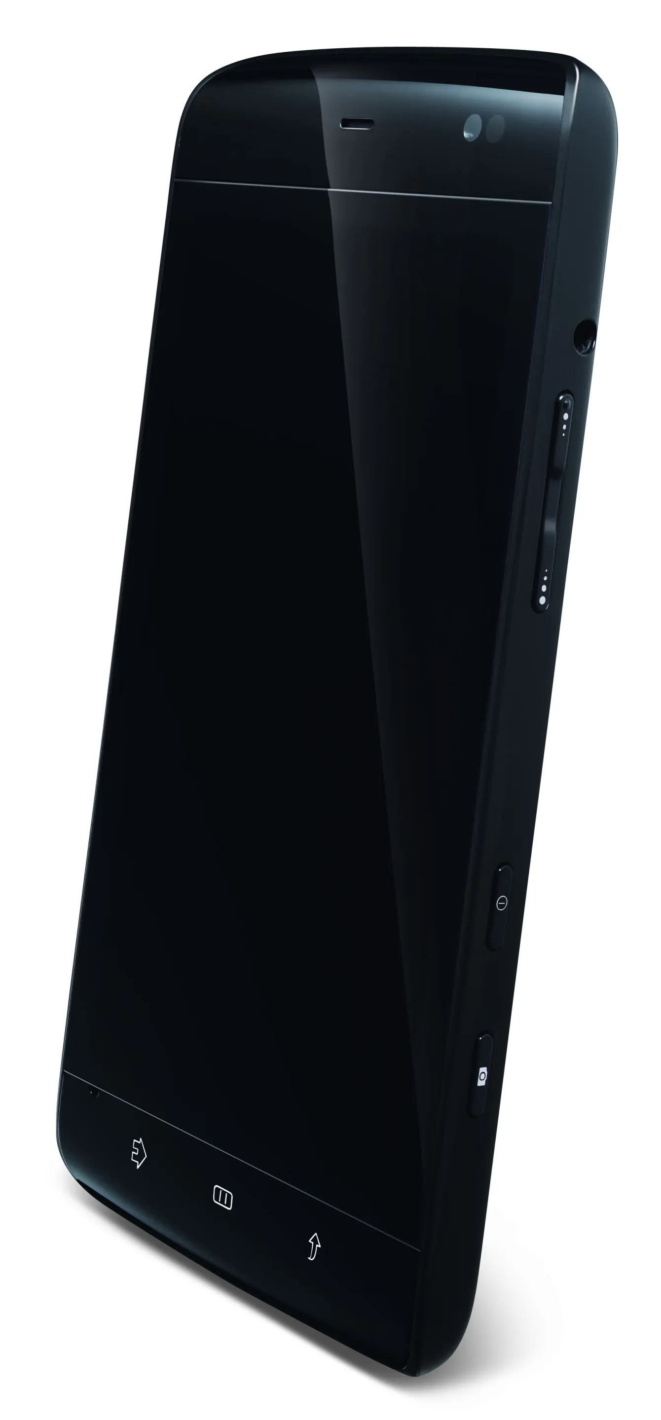 There's a speaker and mic to the front of the device for taking calls