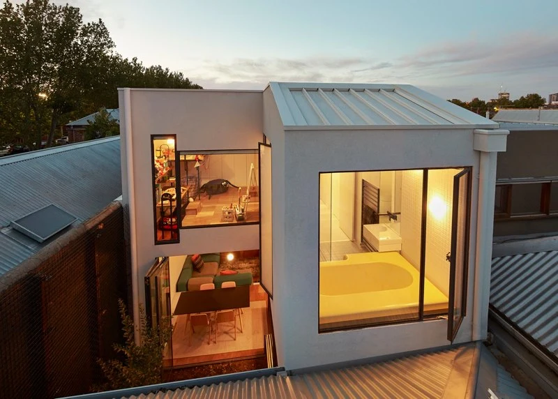 External shot of the bathroom